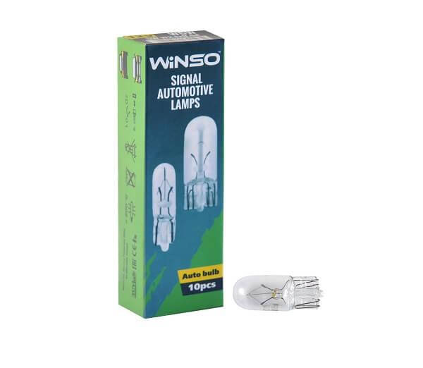 

Лампа накаливания Winso W5W 5W 12V W2.1x9.5d