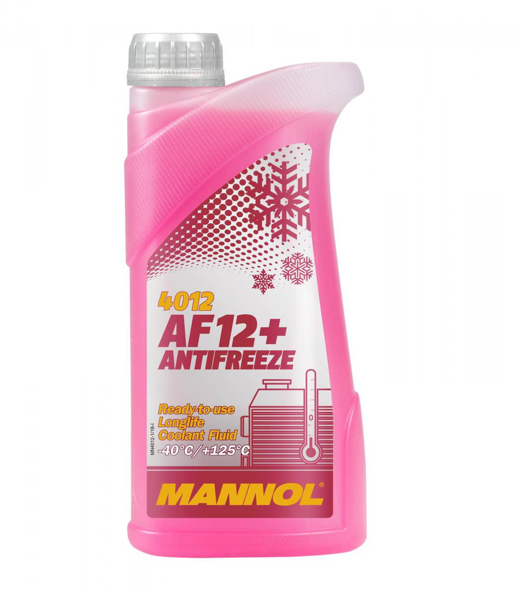 

MANNOL Antifreeze AF12+ (-40) Longlife 4012 АНТИФРИЗ КРАСНЫЙ 1Л