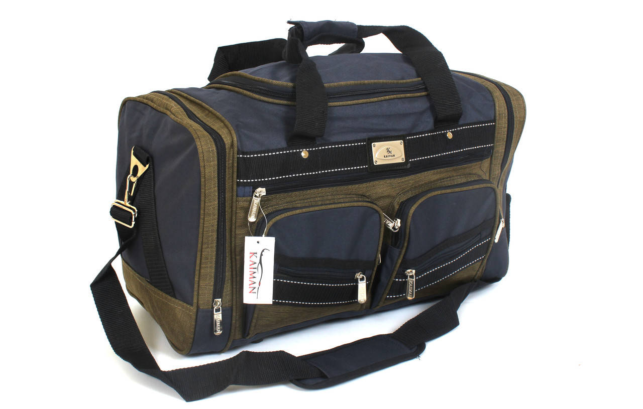 

Дорожная сумка "KAIMAN" KM YR 7004 (70см) Синий/Коричневый