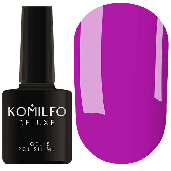 

Гель-лак Komilfo Deluxe Series D047 (фиолетово-баклажанный, эмаль), 8 мл