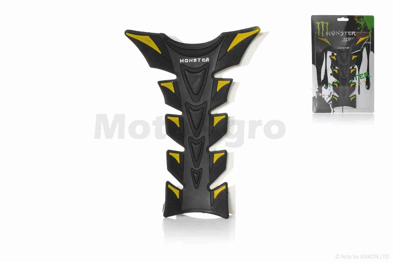 

Наклейка на бак "MONSTER" желтая #5 #уценка