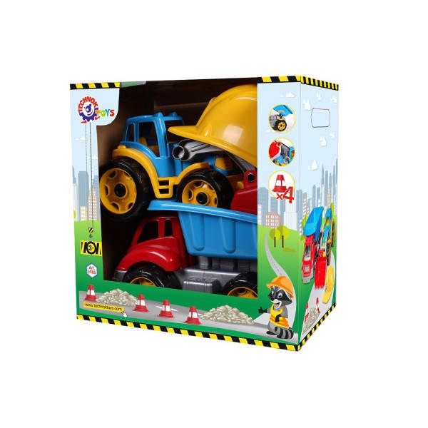 

Игровой набор Машина Малыш-строитель 2 Технок 3985