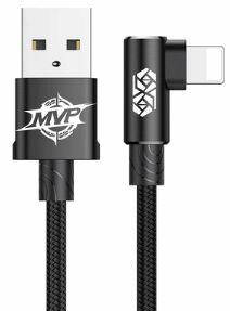 

Кабель USB Baseus MVP Elbow Lightning 2m Black (CALMVP-A01), Черный