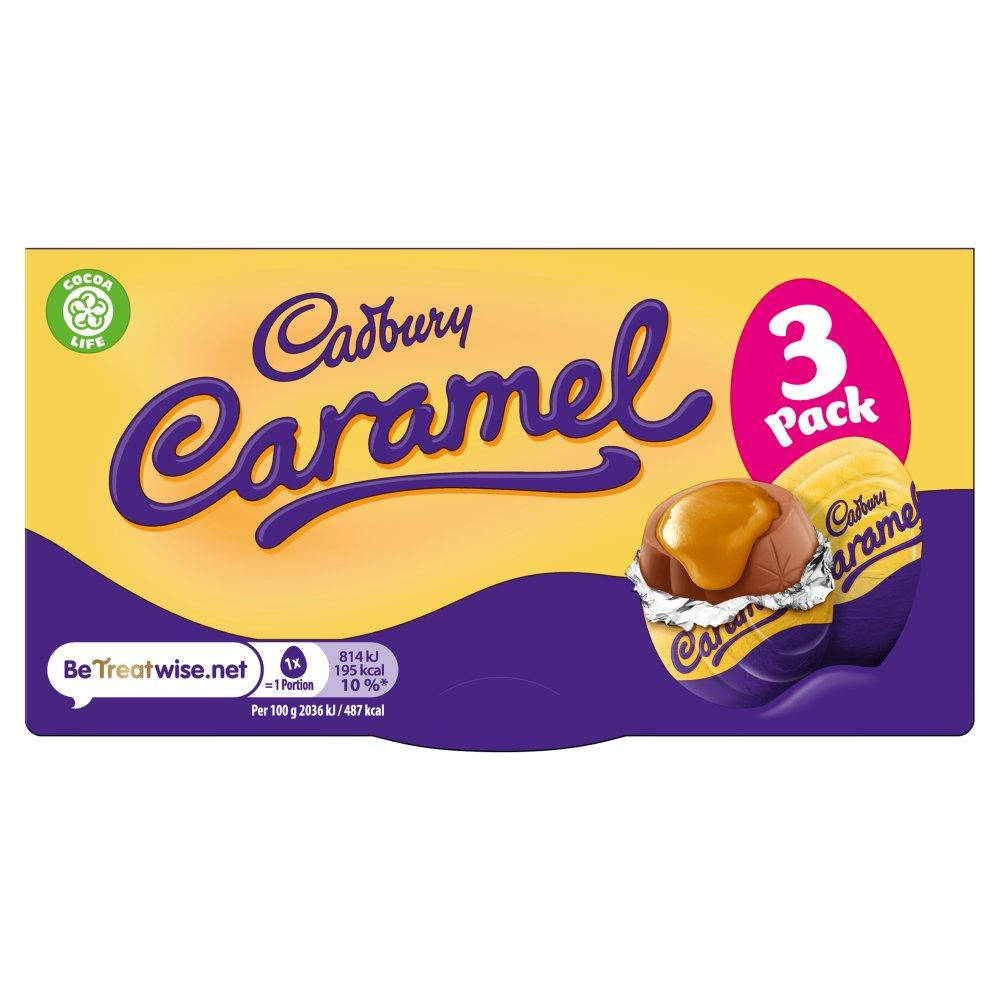 

Шоколадные яйца Cadbury Caramel Eggs 3 Pack 120 g