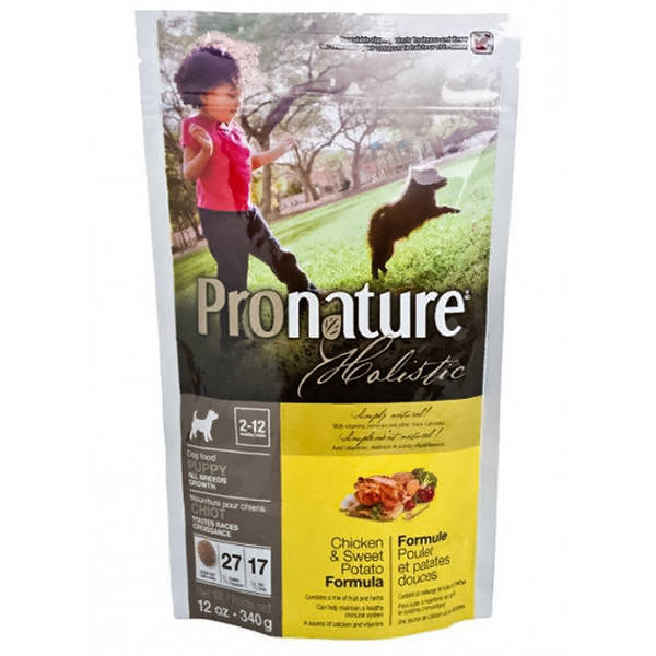 

Pronature Holistic Puppy Chicken&Sweet Potato корм для щенков всех пород 0.34 кг