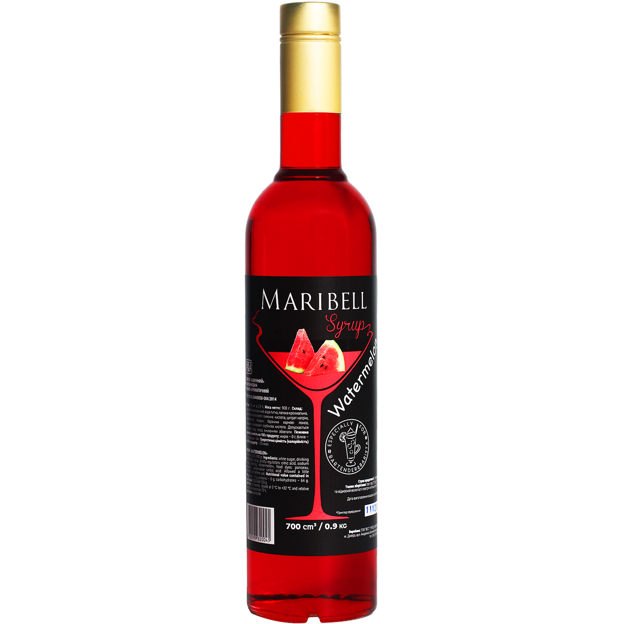 

Сироп коктейльный «Арбуз» MARIBELL 700 мл