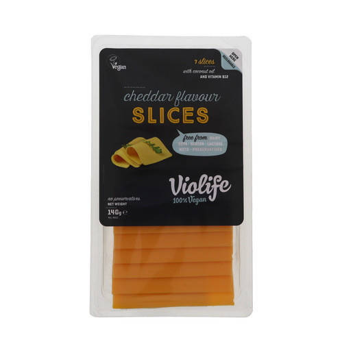 

Сыр растительный Cheddar слайсы, VioLife, 140 г
