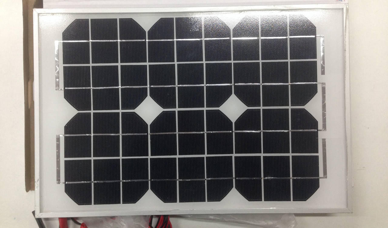 

Солнечная панель маленькая 10W 18V