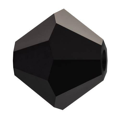 

Хрустальные биконусы Preciosa (Чехия) 3 мм Jet, Черный