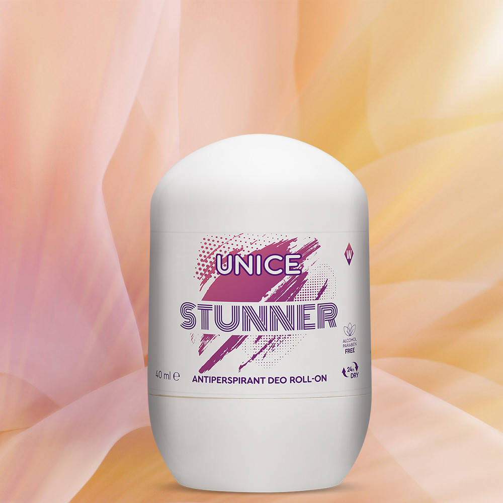 

Жіночий роликовий дезодорант-антиперспірант Unice Stunner, 40 мл