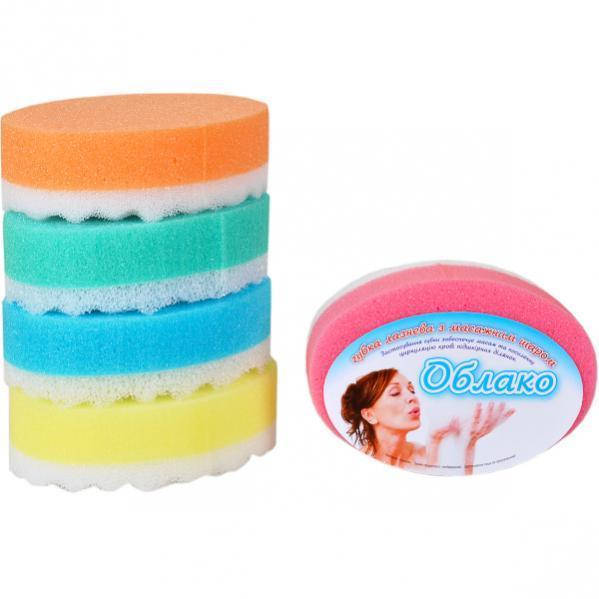 

Губка банная «Ромашка М» 16×11×5 см, полиуретан :, Разные цвета