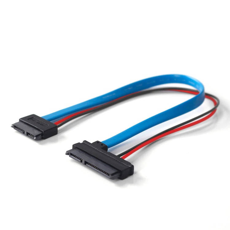 

Переходник питания SlimSATA Female 7+6 13pin to SATA Female 7+15 22pin, 5V 30см