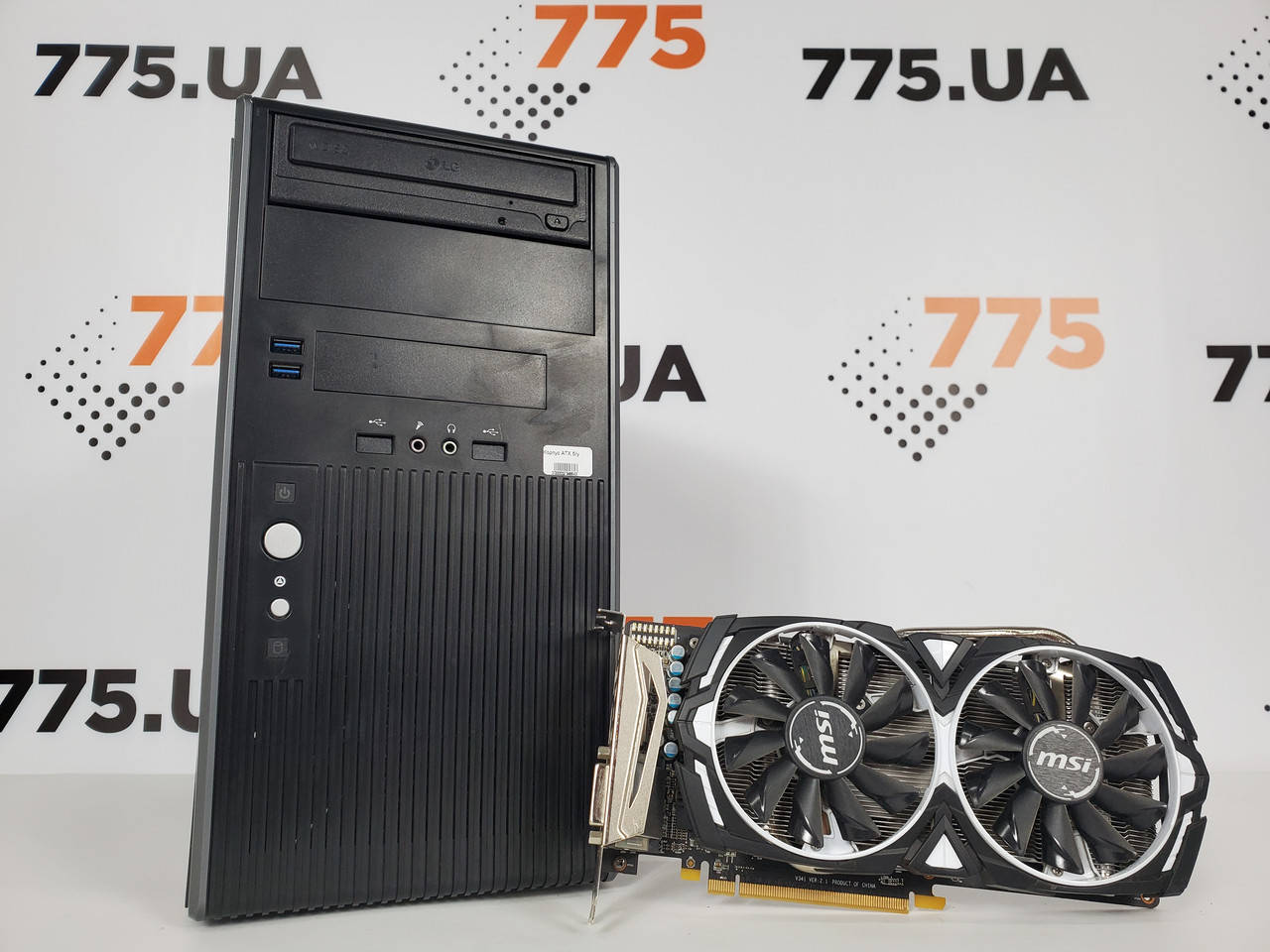 

Компьютер Tower, Intel Core i5-3470 3.6GHz, RAM 8ГБ, SSD 120ГБ + HDD 320ГБ, RX570 4GB