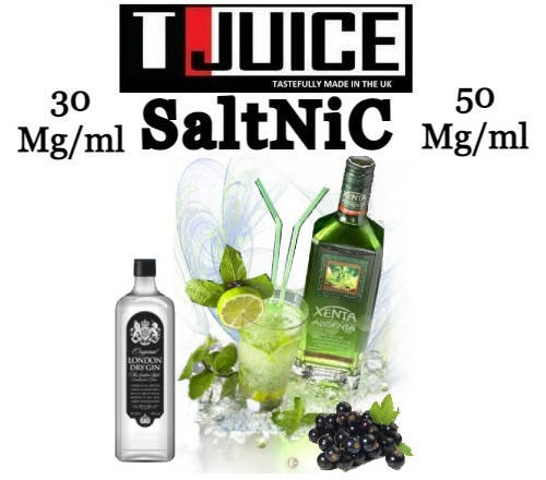 

Набор DIY Salt E-Liquid Kit T-Juice Gins Addiction 50 мл. 30 мг/мл