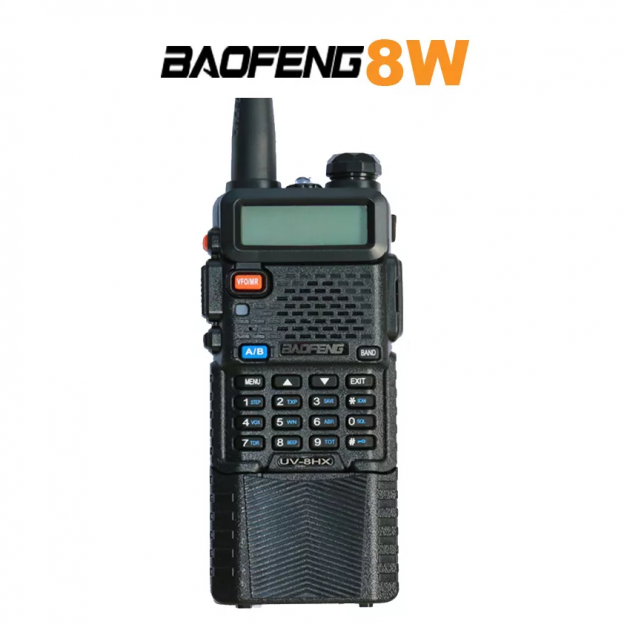 

Портативная рация Baofeng UV-5R 8Вт с усиленной батареей 3800 mAh и гарнитурой