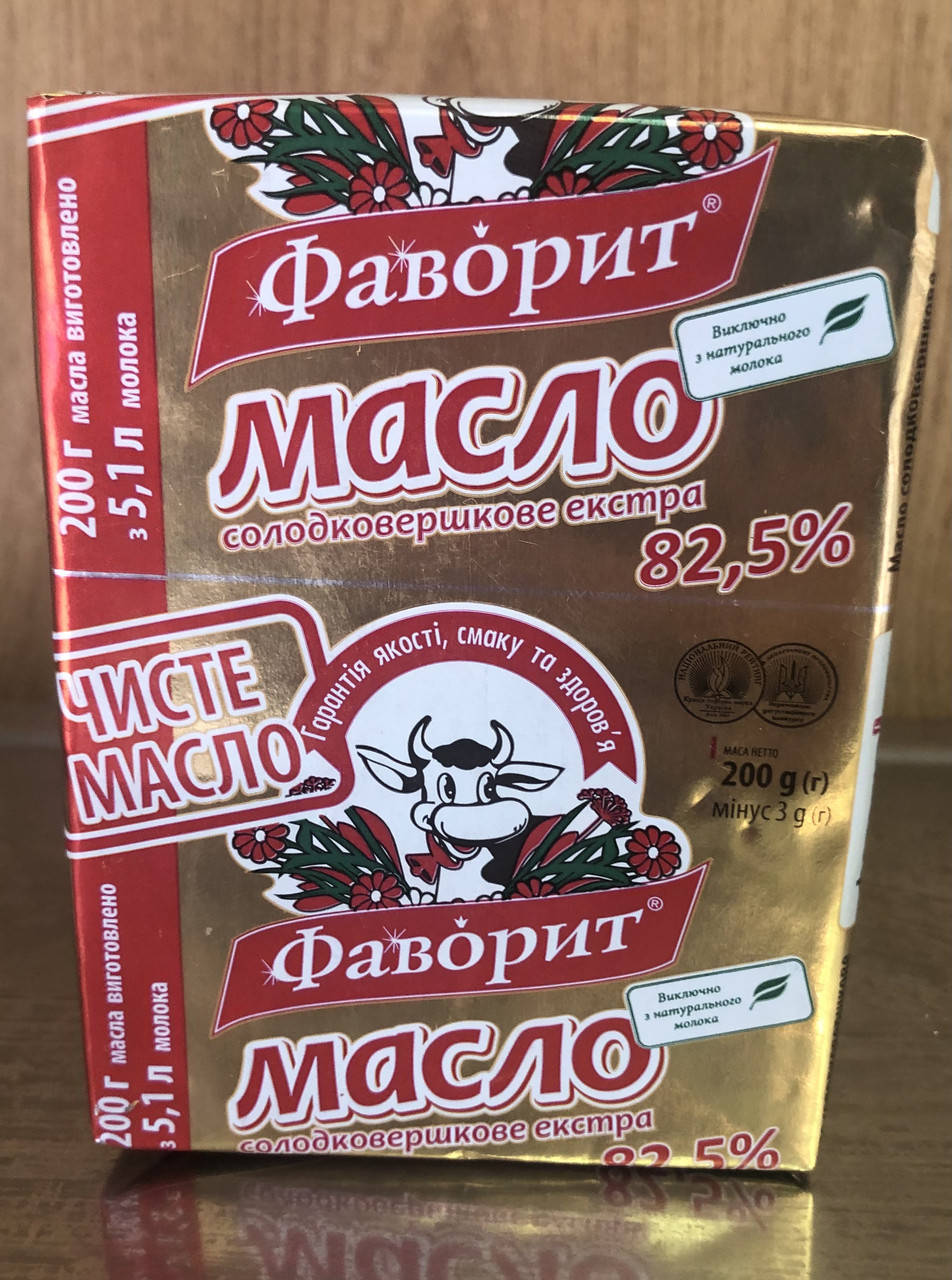

Масло Фаворит 82,5% 200 г