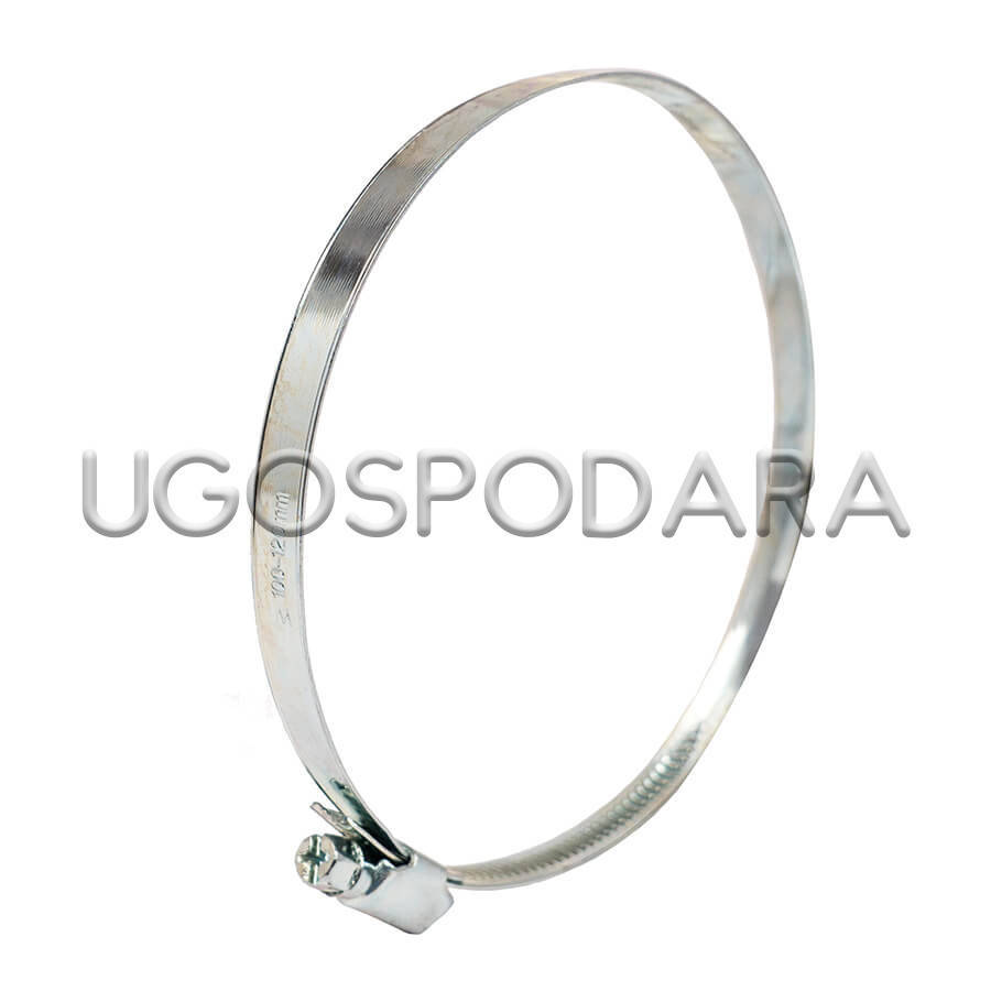 

Хомут червячный 100-120 мм оцинкованный