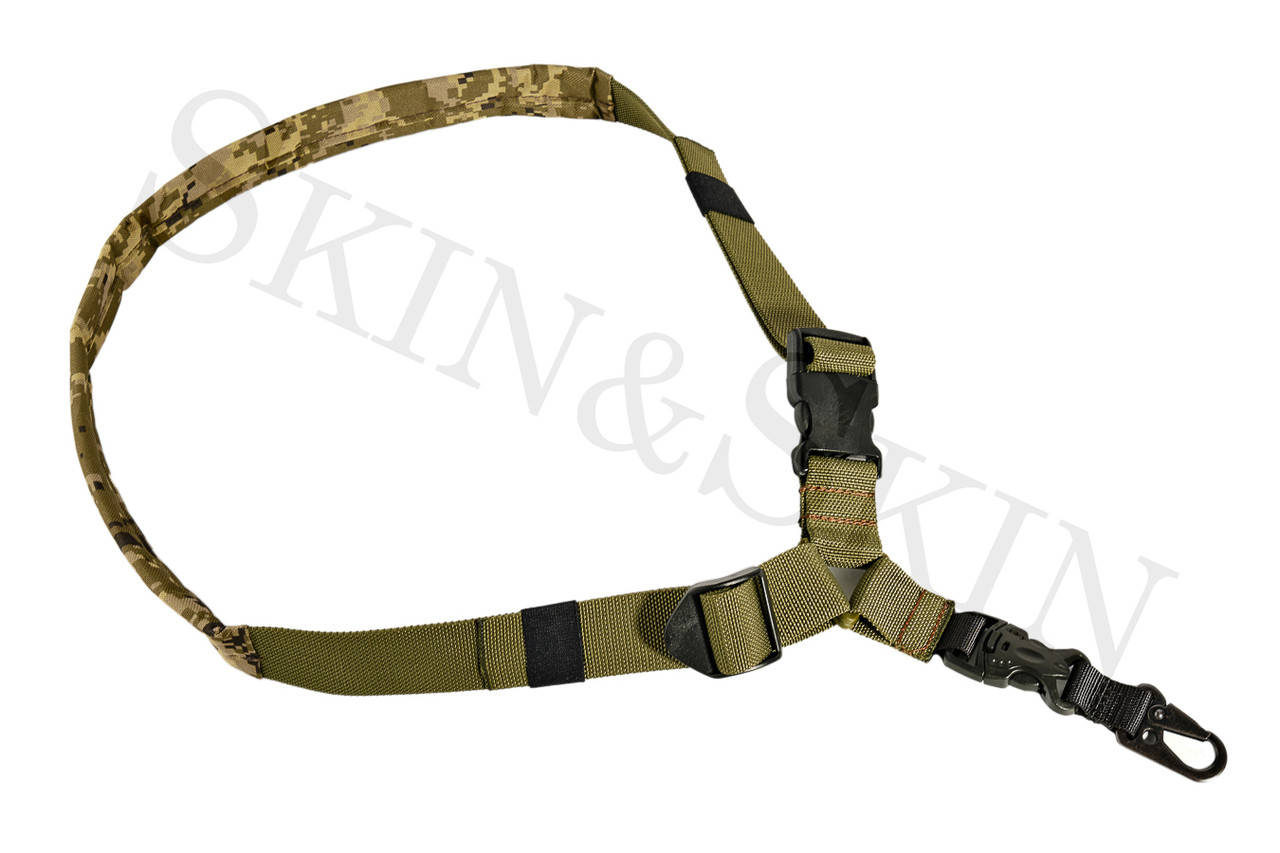 

Ремень одноточечный хаки-пиксель брезент 25 мм