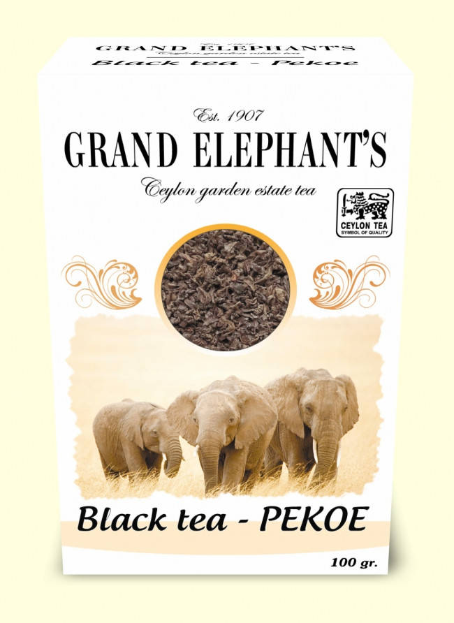 

Чай цейлонский Grand Elephant s Pekoe 100г