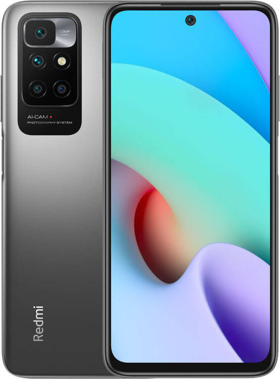 

Смартфон Xiaomi Redmi 10 4/64GB Grey (NFC)*, Серый