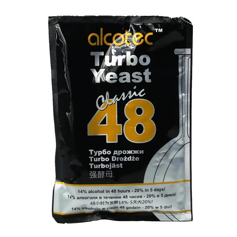 

Спиртовые турбо Дрожжи Alcotec 48 Classic (130 г)