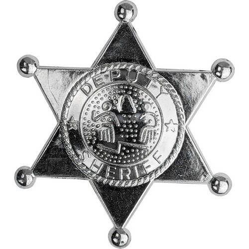 

Значок Звезда шерифа на ковбойскую вечеринку