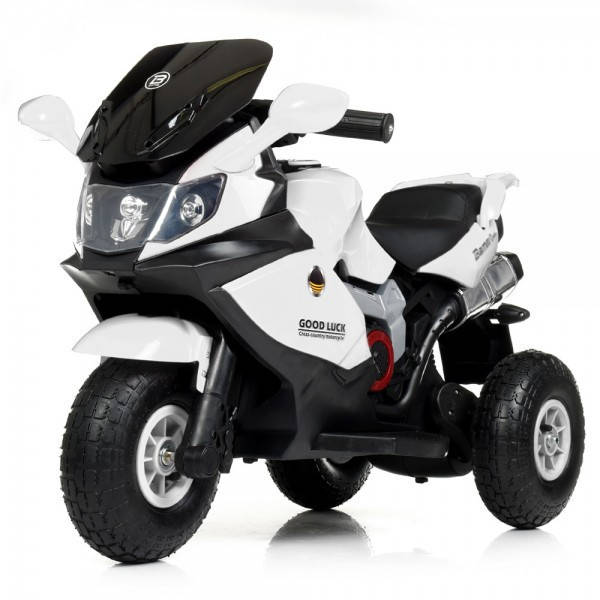 

Детский мотоцикл на аккумуляторе Bambi M-4189AL-1 белый