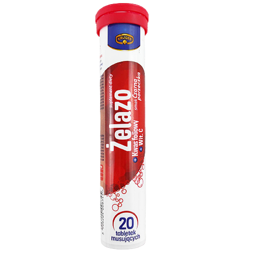 

Вітаміни Крюгер Залізо Krüger Zelazo 84g 16шт/ящ (Код : 00-00003540)