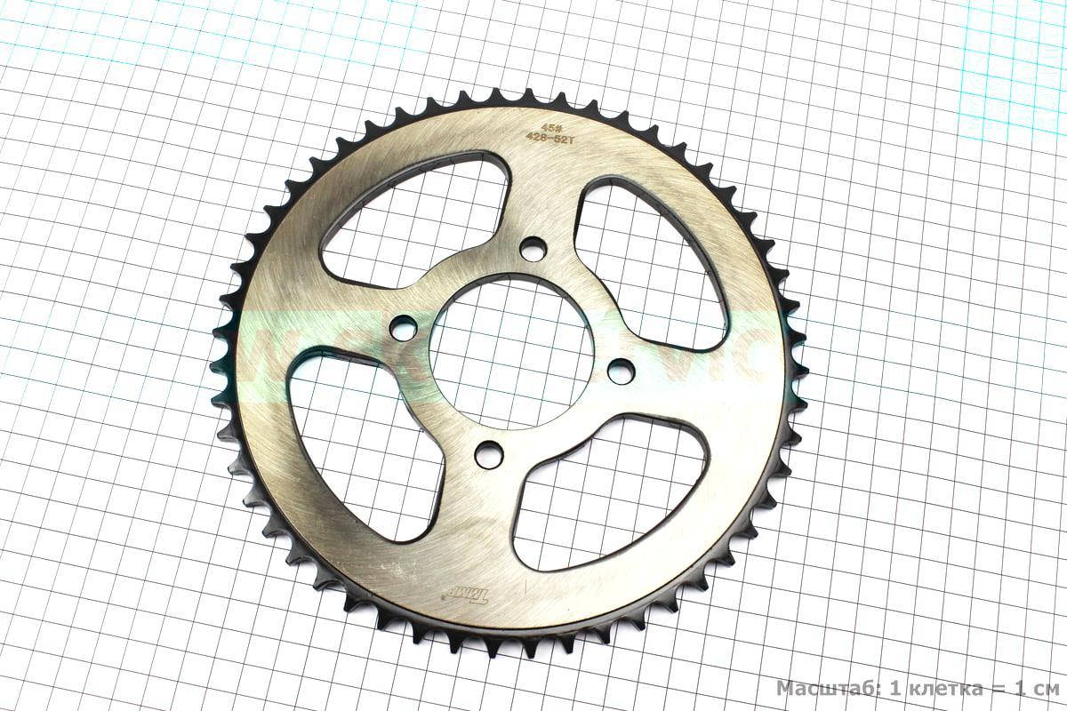

Звезда задняя JD125 - 428-52Т - d=58; 4отв.*78mm "каленая" (321755)