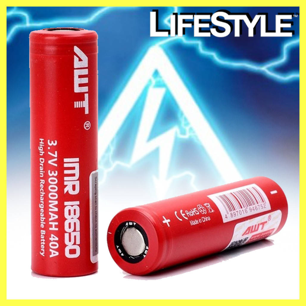 

Аккумуляторная батарейка AWT 18650 3000 mAh / Аккумулятор