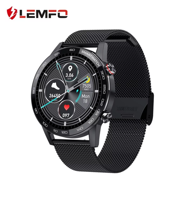 

Мужские сенсорные умные смарт часы Smart Watch EB2 Черные. Фитнес браслет трекер