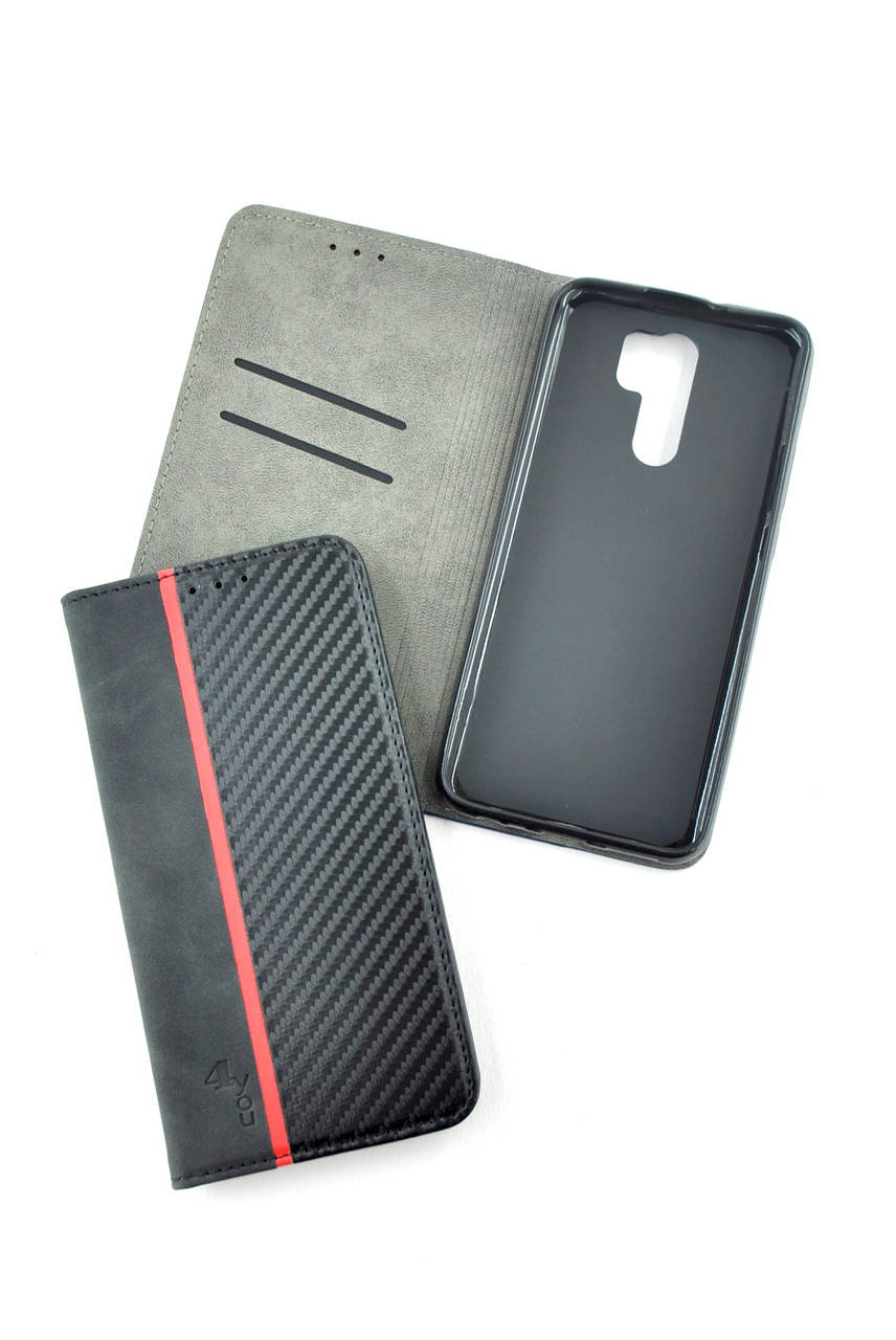 

Чехол-книжка для телефона Huawei P40 Lite (5G) / Nova 7SE (5G) Carbon Black (4you), Черный
