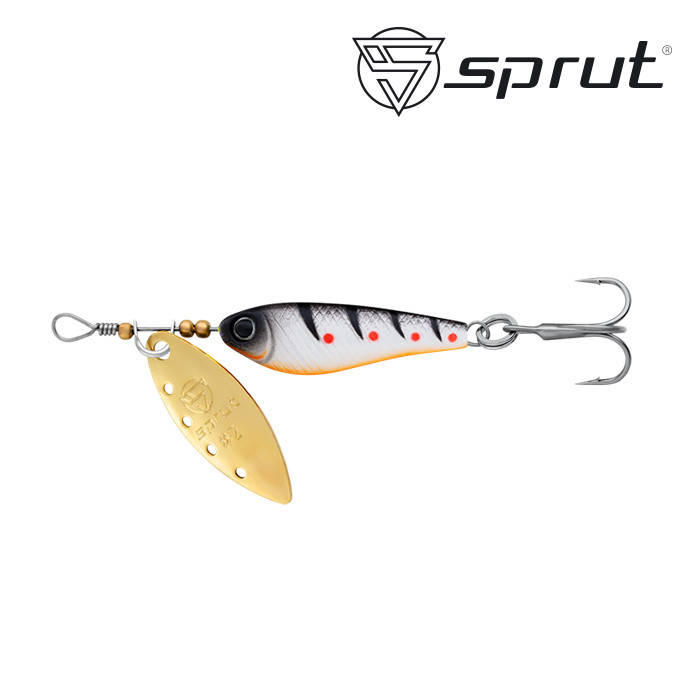 

Блесна Вращающаяся вертушка Sprut Alpina Long Spinner #2 9гр WBKP-G