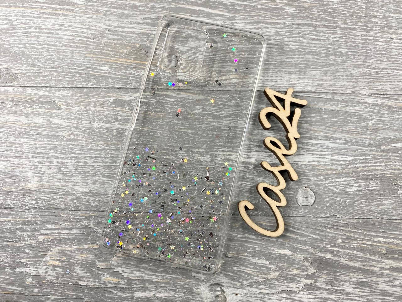 

TPU чехол Star Glitter для Samsung Galaxy S10 Lite прозрачный, Разные цвета