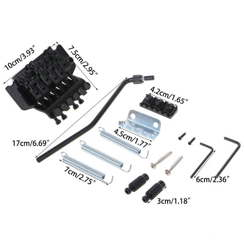 

Гитарный Бридж Флойд роуз Floyd Rose тремоло для электрогитары гитары черный