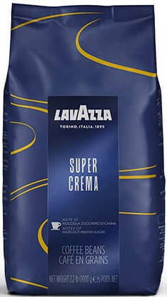 

Кофе Lavazza Super Crema 1 кг в зернах.