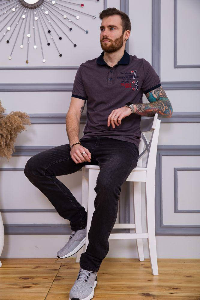 

Поло муж. 194R2111 цвет Сливовый