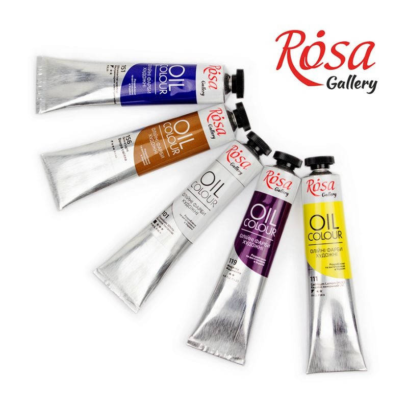 

Краска масляная Rosa Gallery, Белила титановые, 45 мл (3260101), Белый