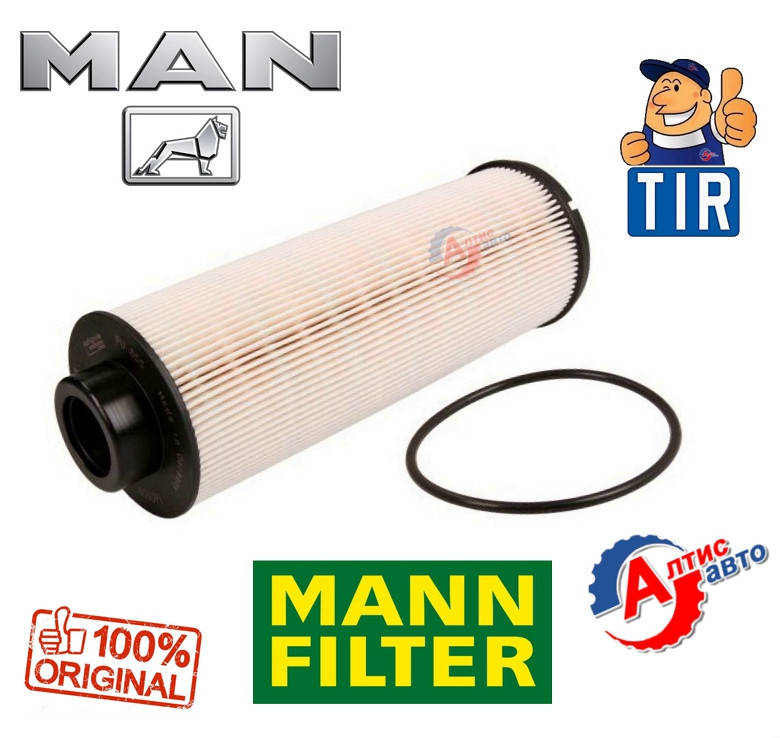 

Фильтр топливный Man Tga, Tgx, Tgs D0836 LOH-D2876 L производства Mann PU855X