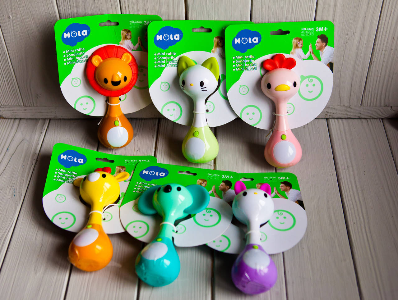 

Погремушка "Hola" мелодии, звуки, подсветка
