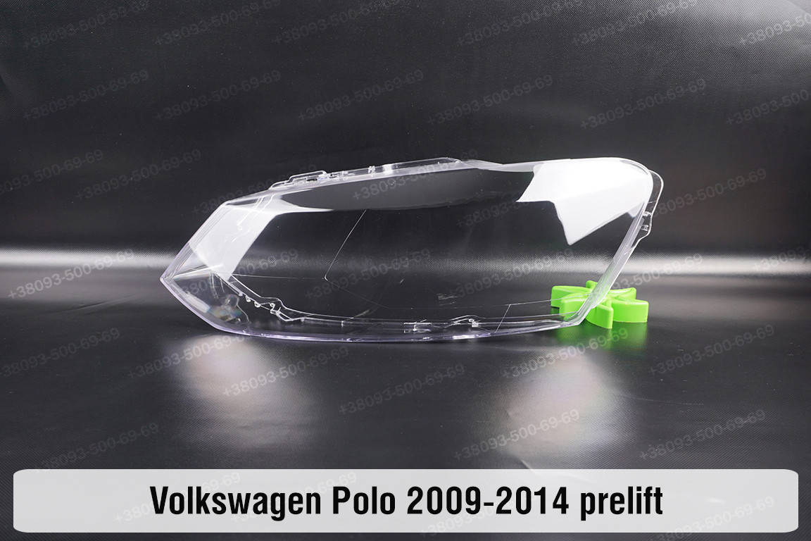 

Стекло фары VW Volkswagen Polo Mk5 (2009-2014) V поколение дорестайлинг левое