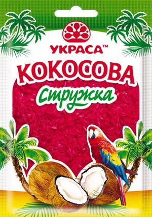 

Кокосовая стружка вишневая
