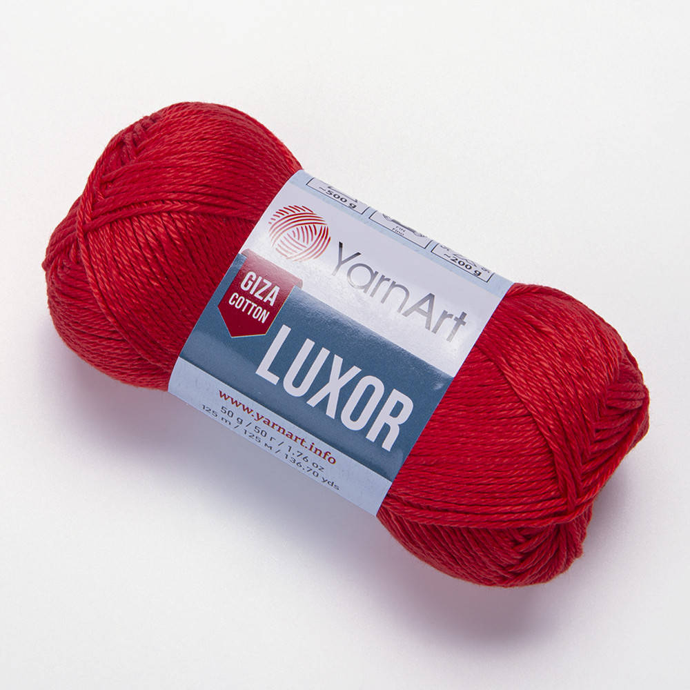 

YarnArt Luxor (Ярн Арт Луксор) № 1222 алый (Пряжа хлопок, нитки для вязания)