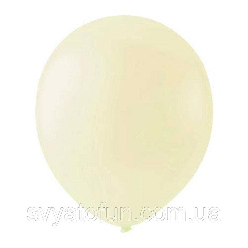 

Латексные шарики 12" пастель Macaroon Vanilla 085 (ваниль) 20шт/уп Мексика
