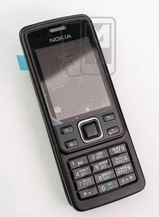 

Корпус телефона Nokia 6300 полный комплект, Черный