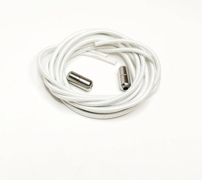 

Шнурки для обуви эластичные с металлическими фиксаторами концов шнурка 2Life Белый n-1441 PM, КОД: 6690212