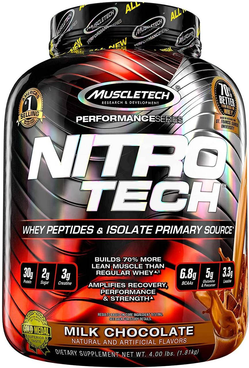 

Протеин нитро-теч УЦЕНКА MuscleTech Nitro-Tech 4 lb 1,81кг вкус уточнять