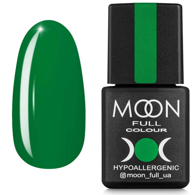 

Гель лак Moon Full color Gel polish №244 (яркий зеленый, эмаль), 8 мл