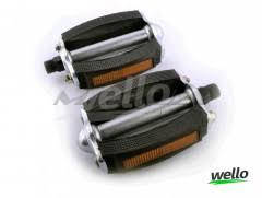 

Педали велосипедные МТВ (з катафотами, метал, овал, прорезиновые) YKX