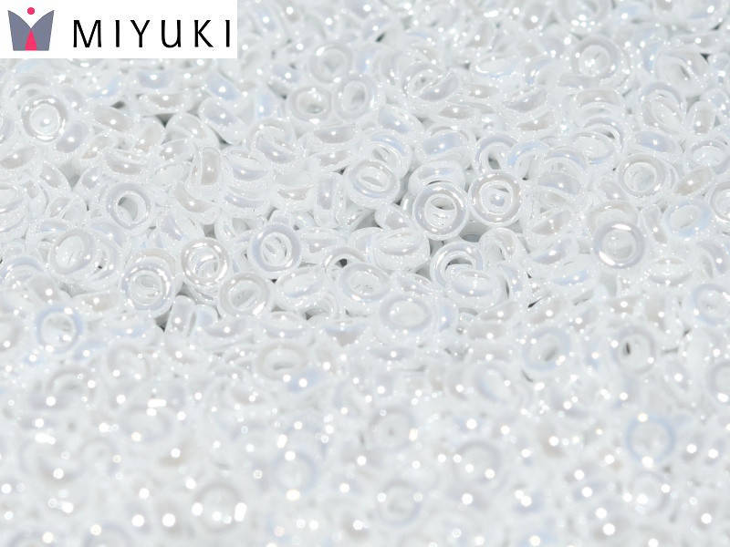 

Spacer Beads MIYUKI 2,2 х 1 мм SPR 0420 White Pearl Ceylon